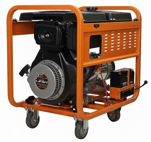 Изображение для Генератор дизельный Lifan DG6500EA (5.5 кВт, электростартер)