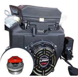 Изображение для Двигатель Lifan 2V78F-2A PRO (27 лс, электростартер, катушка 3A) + вариатор Сафари