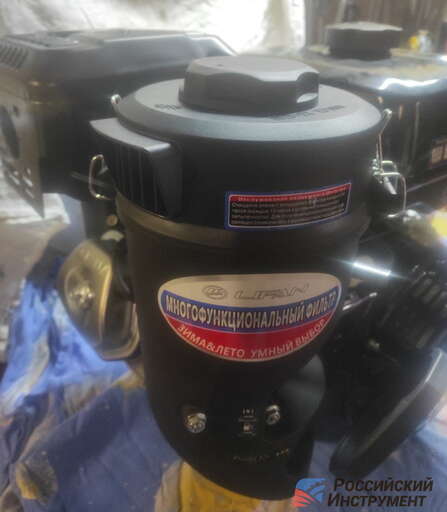 Изображение для Двигатель Lifan 190FD-R 18А (15 лс, электростартер, автоматическое сцепление, катушка освещения 18А, фильтр "зима-лето")