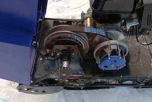 Изображение для Мотобуксировщик Лидер-1-2Т-15 РУ без лыжного модуля (Lifan 15 лс, электростартер, освещение, изменяемый угол атаки)