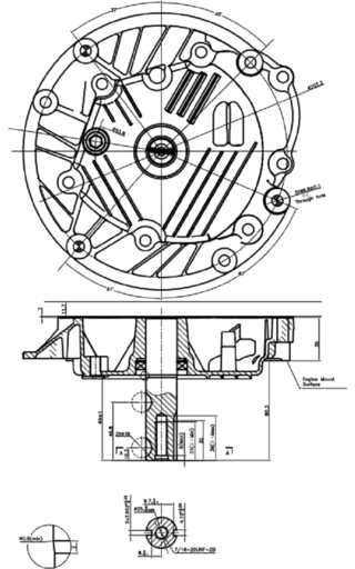 Изображение для Двигатель Loncin LC1P75F (6 лс, Ø 25 мм, вертикальный вал)