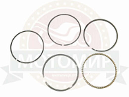 Изображение для Кольца поршневые 4х такт 39,00 мм Альфа, Delta50 (1,0 мм широкие)