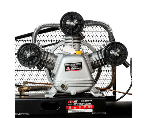 Изображение для Компрессор воздушный BRAIT KMR-3000/100 (ременной, 380В, 3кВт) 
