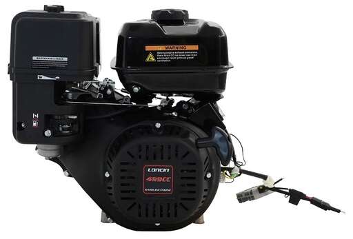 Изображение для Двигатель Loncin G500FD (A type) D25 7A (22 лс, электростартер, катушка 7А, 25 мм)