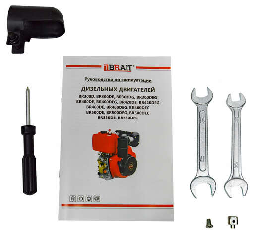 Изображение для Двигатель дизельный Brait BR300DEG  (6 лс, электростартер, шлицы 25 мм)