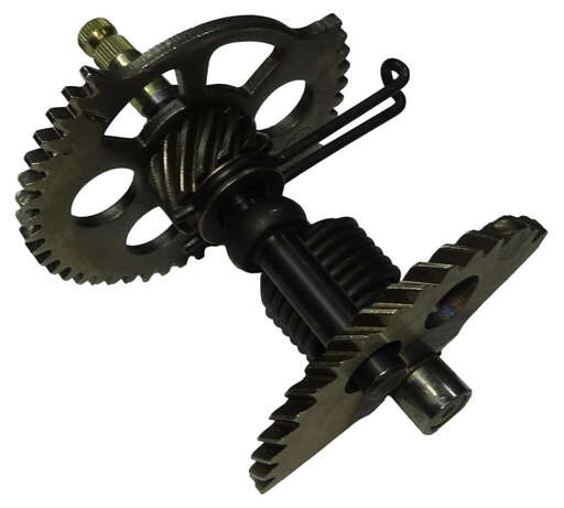 Изображение для Крышка картера GY6-125/150 АТV вариатора левая в сборе с пусковым устр-ом 157QMJ (1101) короткая 10