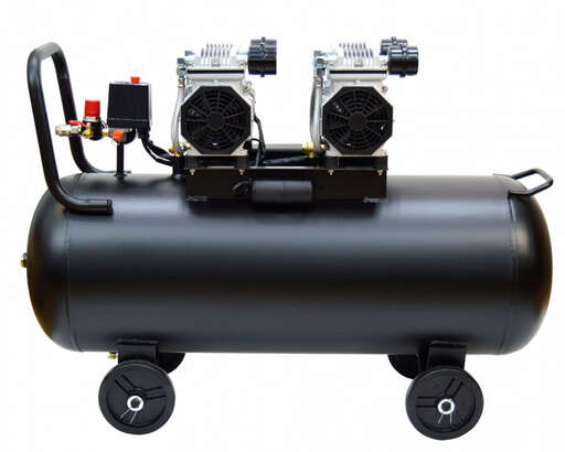 Изображение для Компрессор воздушный BRAIT KB-2500/90X2 (2.5 кВт, безмасляный, 2 цилиндра)