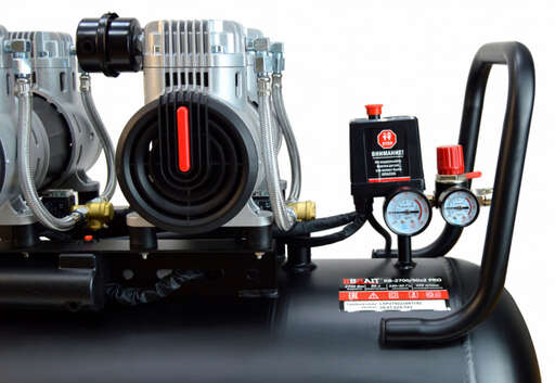 Изображение для Компрессор воздушный Brait KB-2700/90X2 PRO (2.7 кВт)