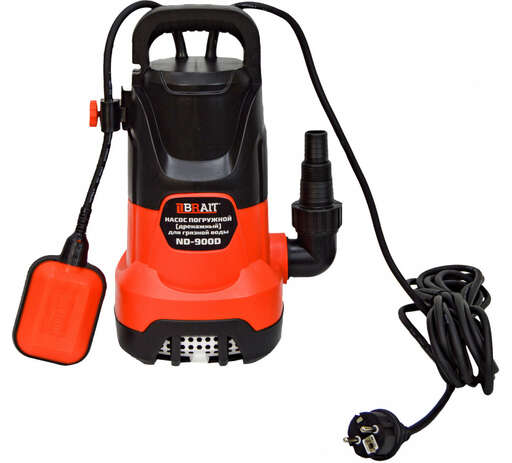 Изображение для Насос дренажный погружной Brait ND-900D (0.9 кВт, грязная вода)