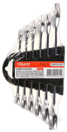 Изображение для Набор рожковых ключей 6 шт, 6x7-17х19мм Sturm!