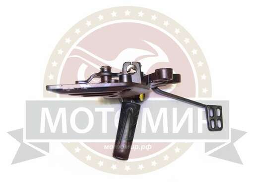 Изображение для Подножка водителя FALCON правая, в сборе с кронштейном и педалью ТОРМОЗА (Узел в сборе)