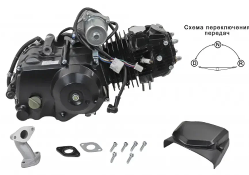 Изображение для Двигатель ATV 125см3 1P52F эл.стартер (1пер. вперёд, 1пер. назад) (SKELETON)