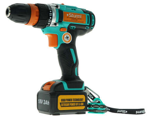 Изображение для Аккумуляторный шуруповерт Sturm! CD3218LT