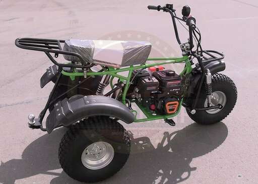 Изображение для Трицикл ТРИТОН 2, САФАРИ 3LЕ-10 ( 10 лс, длинное седло, сзади два амортизатора Урал)