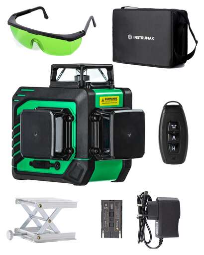 Изображение для Лазерный уровень INSTRUMAX GREENLINER 3-360 SET