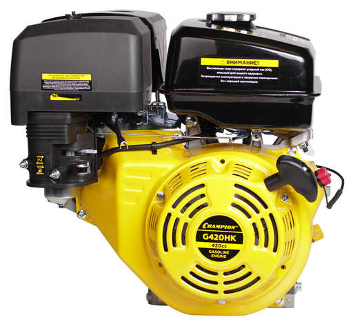 Изображение для Двигатель с горизонтальным валом CHAMPION G420HK (15 лс, 25 мм)