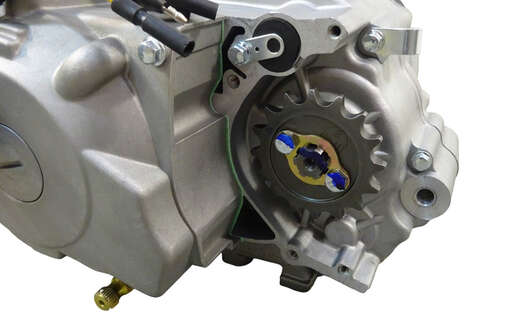 Изображение для Двигатель 4т. 150 см3  YX-150 (1P60FMJ) (маслян охл., МКПП4, все вверх, эл+кик) НИЖ.ЭЛ для питбайков