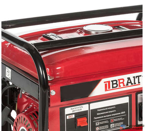 Изображение для Бензиновый генератор Brait BR-2500CU (2.5 кВт, медная обмотка)