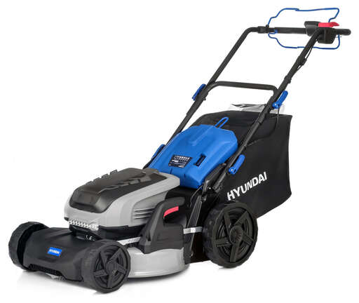 Изображение для Аккумуляторная самоходная газонокосилка Hyundai LA 4047 (поставляется без аккумуляторных батарей и зарядного устройства)