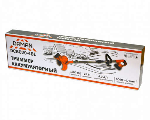 Изображение для Триммер аккумуляторный DAMAN DCBC20-4BL (1200Вт)