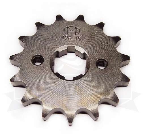 Изображение для Звезда 15 зуб. (428) (d18-20; 2х34) цепи, ведущая CORSAR 250 (НАБОР)