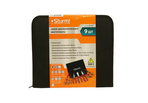 Изображение для Набор диэлектрического инструмента 9 предметов Sturm!