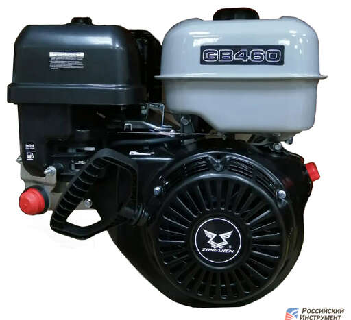 Изображение для Двигатель бензиновый Zongshen GB460E (17.5 лс, Ø 25 мм,катушка 5А, электростартер)