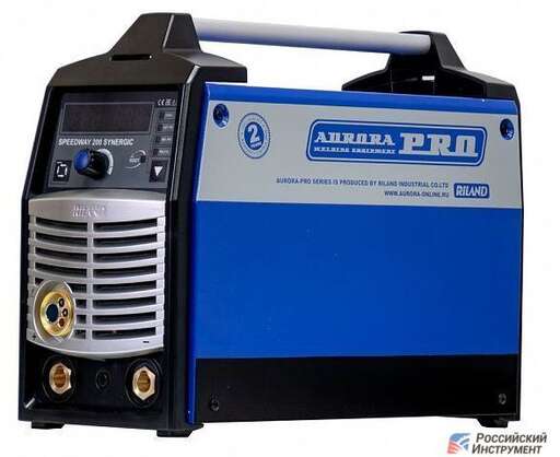 Изображение для Сварочный полуавтомат Aurora PRO SPEEDWAY 200 SYNERGIC (синергетическое управление, MMA/MIG-MAG/TIG LIFT)
