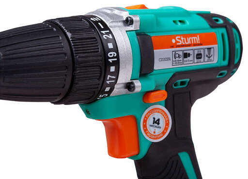 Изображение для Аккумуляторный шуруповерт Sturm! CD3220L