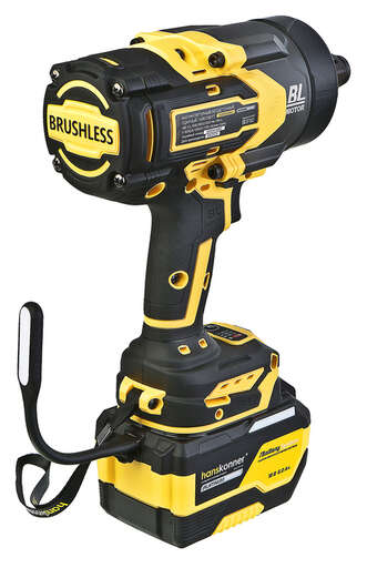 Изображение для HCD201300BLC Гайковерт удар б/щ Hanskonner PLATINUM,18В,1BatterySystem, 1300Нм, 3/4"ampquot,акк 6Ач+ЗУ