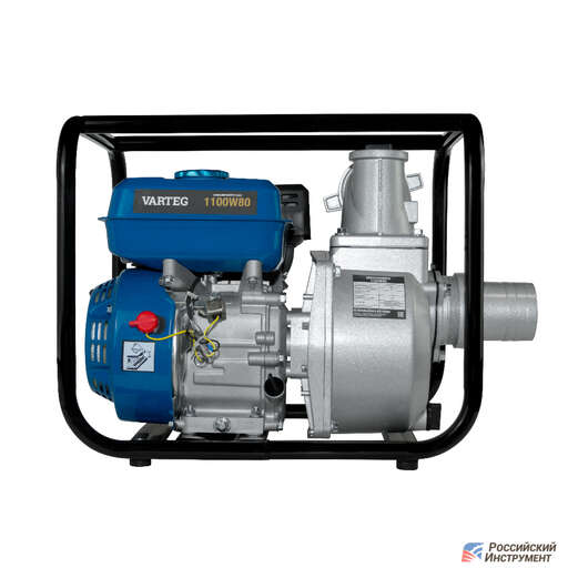 Изображение для Мотопомпа бензиновая FoxWeld VARTEG 1100W80 (7 лс)