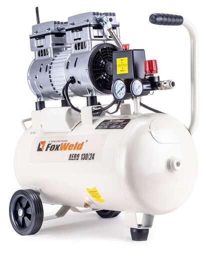 Изображение для Компрессор безмасляный Foxweld AERO 130/24 oil-free (0.75 кВт)