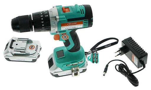 Изображение для Аккумуляторный шуруповерт Sturm! CD3220BLI