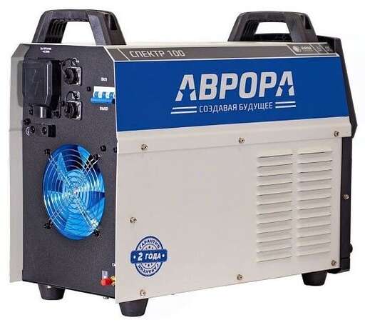 Изображение для Аппарат плазменной резки Aurora Спектр 100 (17.8 кВт, 40мм толщина реза, 380 В, безконтактный поджиг)
