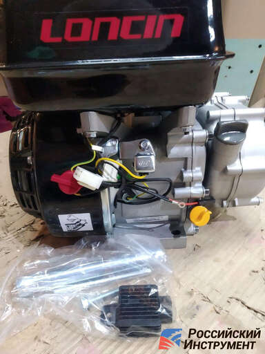 Изображение для Двигатель Loncin G200F-B D20 (U type) 5А (6.5 лс, 20 мм, автоматическое сцепление, катушка освещения 5А)