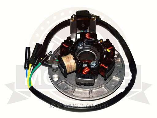 Изображение для Зажигание KAYO YX160 голое (на круглом основании 5+1 катушек) JH70