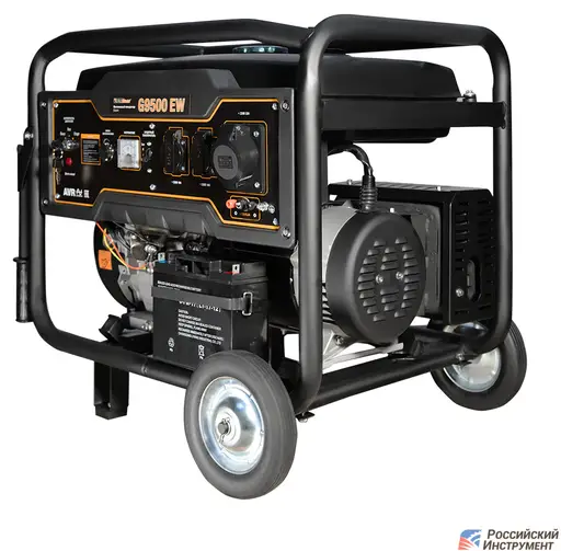Изображение для Бензиновый генератор Foxweld EXPERT G9500 EW (8.3 кВт, электростартер)